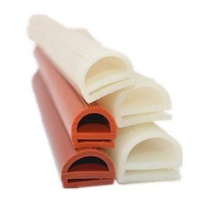 Thermal Insulation Silicone Sponge Weatherproof Closed Cell Structure Rubber Sealing Strip