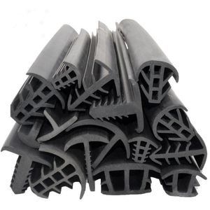 Universal T Shaped Car Sound Windshield Sealant Dashboard Soundproof Rubber Auto Rubber Gap Sealing Strip for Solar Panel