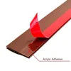 Silicone Rubber Door Sweep Draft Stopper Home Weather Stripping Under Door Bottom for Interior Doors Seal Strip