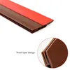 Silicone Rubber Door Sweep Draft Stopper Home Weather Stripping Under Door Bottom for Interior Doors Seal Strip