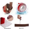 Silicone Rubber Door Sweep Draft Stopper Home Weather Stripping Under Door Bottom for Interior Doors Seal Strip