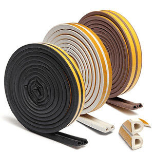 Wholesale Self-Adhesive EPDM Poem Rubber Weatherstrip D E P I Shape Door Window Weather Strip