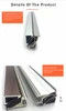 Wooden Door Silent Magnetic Suction Strip Door Magnetic Door Frame PVC Soft and Hard Composite Mute Bar