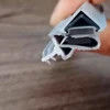 Aluminum Rubber Sound Insulation Wooden Door Magnetic Suction Sealing Strip Silent Magnetic Suction Wooden Door Seal