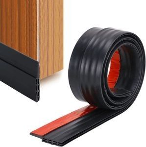 High Quality TPE Silicone Rubber Door Bottom Seal Strip Self-Adhesive Draft Stopper Weatherstrip