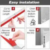High Quality TPE Silicone Rubber Door Bottom Seal Strip Self-Adhesive Draft Stopper Weatherstrip
