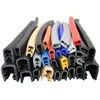 Rubber U-Shaped Edge Protection Trim Sealing Strip with Steel Bone for Cars Cabinets Machinery