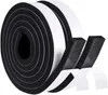 Self-Adhesive EVA Foam Insulation Tape White Weather Stripping Tape for Door Window Draught Excluder Anti-Collisi