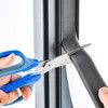 Self-Adhesive EVA Foam Insulation Tape White Weather Stripping Tape for Door Window Draught Excluder Anti-Collisi