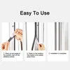 Self-Adhesive EVA Foam Insulation Tape White Weather Stripping Tape for Door Window Draught Excluder Anti-Collisi