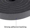 Self-Adhesive EVA Foam Insulation Tape White Weather Stripping Tape for Door Window Draught Excluder Anti-Collisi