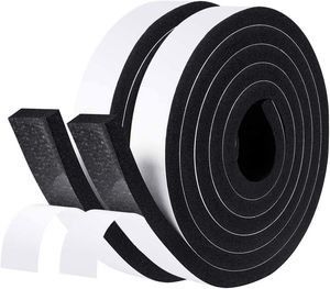 Single Sided Adhesive EVA Foam Sponge Sealing Strip Tape Self-Automatic Shockproof Door Window Seal Rubber EPDM Silicon PU Foam EVA Seal