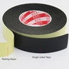 Single-Sided Adhesive Black EVA Foam Sponge Seal Tape Weatherstrip Window and Door