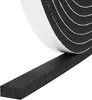Weatherproof 10mm EVA OPP Foam Sponge Tape for Doors Windows 10mm Single Sided Soundproofing Insulation Peel Door Seal