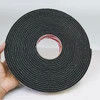 Strong Adhesion EVA Black Sponge Foam Rubber Tape Anti-Collision Seal Strip 1/2/3/5mm for Packaging and Speaker