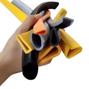 Customization U Channel Edge Protective Sealing Strip for Glass Metal Wood Panel Board Sheet Door Cabinet Bumper Protector