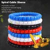 Plastic PP Spiral Wrap Protection Guard Hydraulic Hose Cover for Cable and Pipe Protection