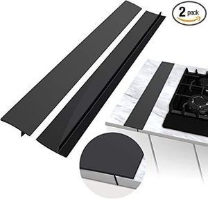 Easy Install and Clean Kitchen Stove Counter Silicone Gap Cover Heat Resistant Gap Filler with Moulding Processing Service