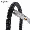 Spiral Cable Wire Wrap Management Protector Sleeve Computer Electrical Wire Organizer Sleeves Spiral Guard Hydraulic Hose