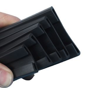 Double U Type Clamp Water Resistant PVC Rubber Gasket Sealing Strip Fuel Oil Tank U Shape EPDM Custom Moulding Cutting Available