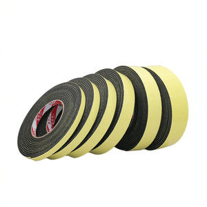 Single-Sided Adhesive Black EVA Foam Sponge Seal Tape Weatherstrip Window and Door