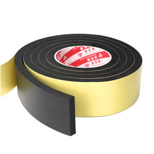 Strong Adhesion EVA Black Sponge Foam Rubber Tape Anti-Collision Seal Strip 1/2/3/5mm for Packaging and Speaker